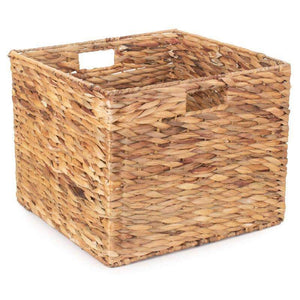 Medium Water Hyacinth Square Storage Basket