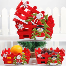 Load image into Gallery viewer, Felt Fabric Christmas Candy Basket