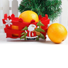 Load image into Gallery viewer, Felt Fabric Christmas Candy Basket