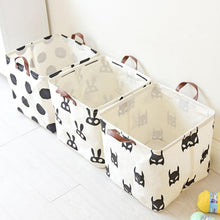 Load image into Gallery viewer, Folding Storage Basket Cotton