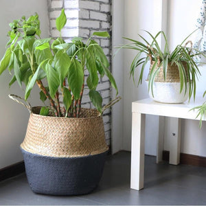 Foldable Woven Bamboo Storage Basket