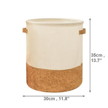 Load image into Gallery viewer, 1 Pc Laundry Basket Kids Toy Clothes Organizer Storage Basket Large Cotton Linen Clothes Home Sundries