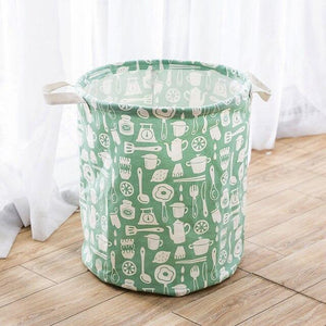 Dirty Clothes Basket Washing Folding Laundry Storage Pouch Linen Sundries Organizer Basket Box For Toys Home Storage Box Frame
