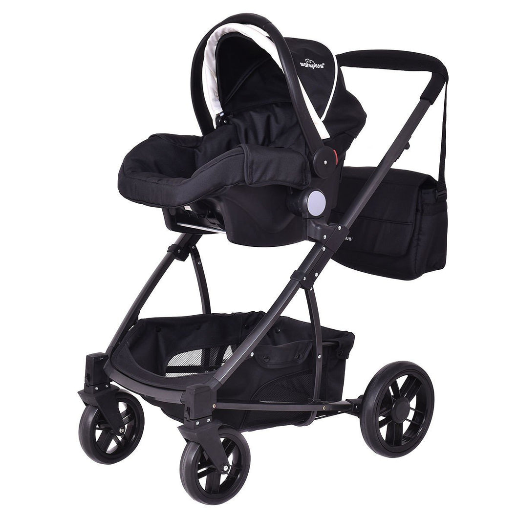 3 In1 Foldable Baby Kids Travel Stroller