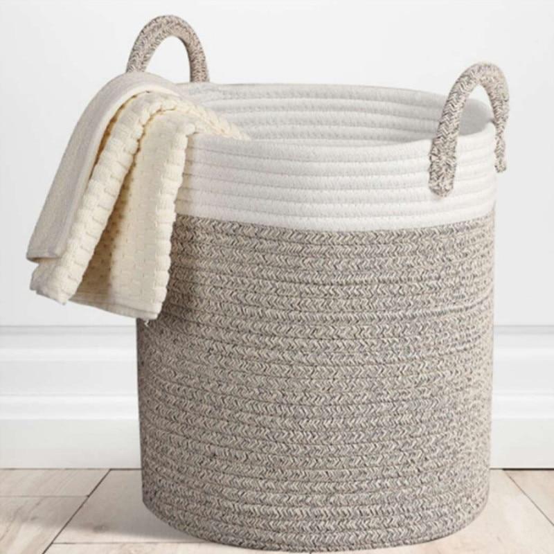 Rope Hamper Clothing Storage Basket