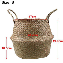 Load image into Gallery viewer, Foldable Seagrass Woven Storage Baskets