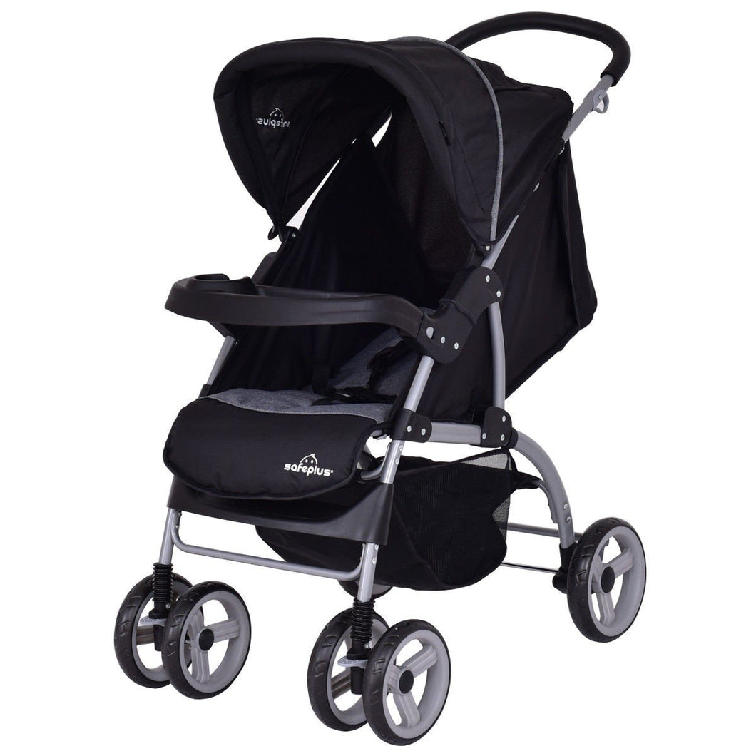 3 in 1 Foldable Steel Baby Stroller with PRAM Safety Seat