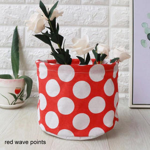 1 Pc Laundry Basket Toy Cartoon Storage Barrel Dirty Clothes Sundries Pouch Household Organizers Storage folding bag