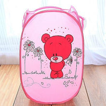 Load image into Gallery viewer, 1 Pc Laundry Basket Kids Toy Clothes Organizer Storage Basket Large Cotton Linen Clothes Home Sundries