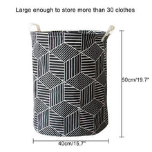 Load image into Gallery viewer, Art Folding Geometry Dirty Clothes Toys Storage Laundry Basket
