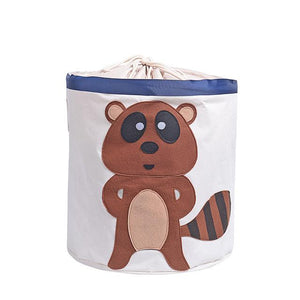 2019 New cartoon Children's toys storage box folding laundry basket sundries Storage basket clothes storage bucket Organizer