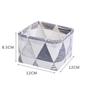 Foldable  Closet Toy Box Container Organizer Fabric Storage Basket