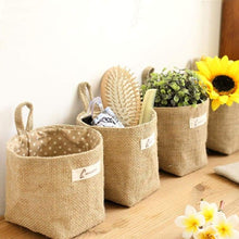 Load image into Gallery viewer, Sack Cloth Basket