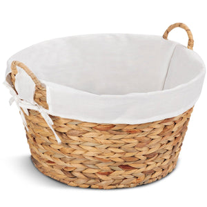 Set of 2 Large Seagrass Laundry Storage Basket