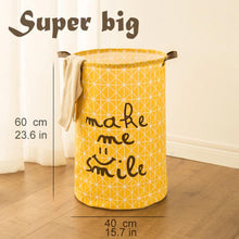 Load image into Gallery viewer, Laundry Basket  Washing Dirty Bin Super Large Cotton Bag Clothes Organizer