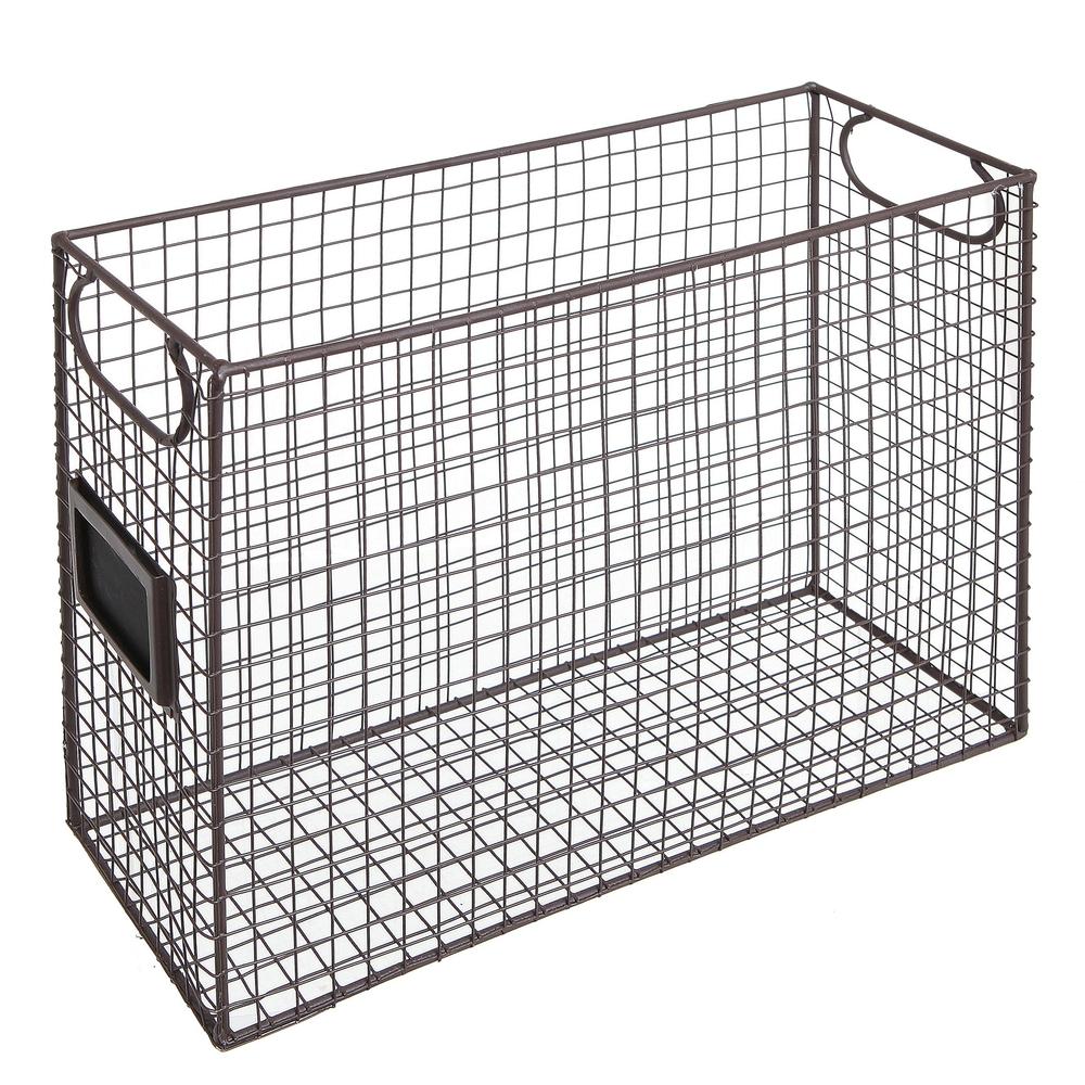 Mesh Wire Metal File Folder Container Basket