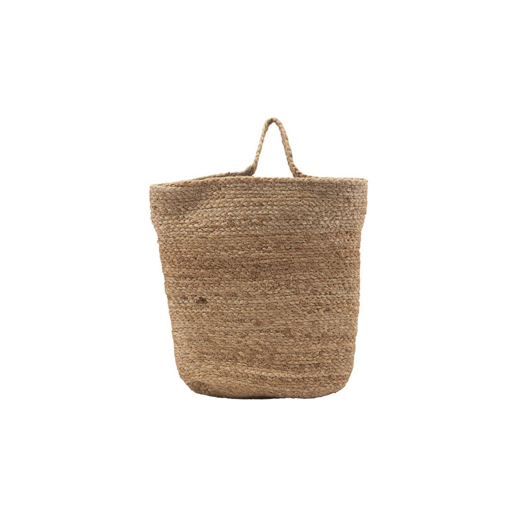 Hanging Storage Basket Mira 100% Hemp  - Medium - by House Doctor